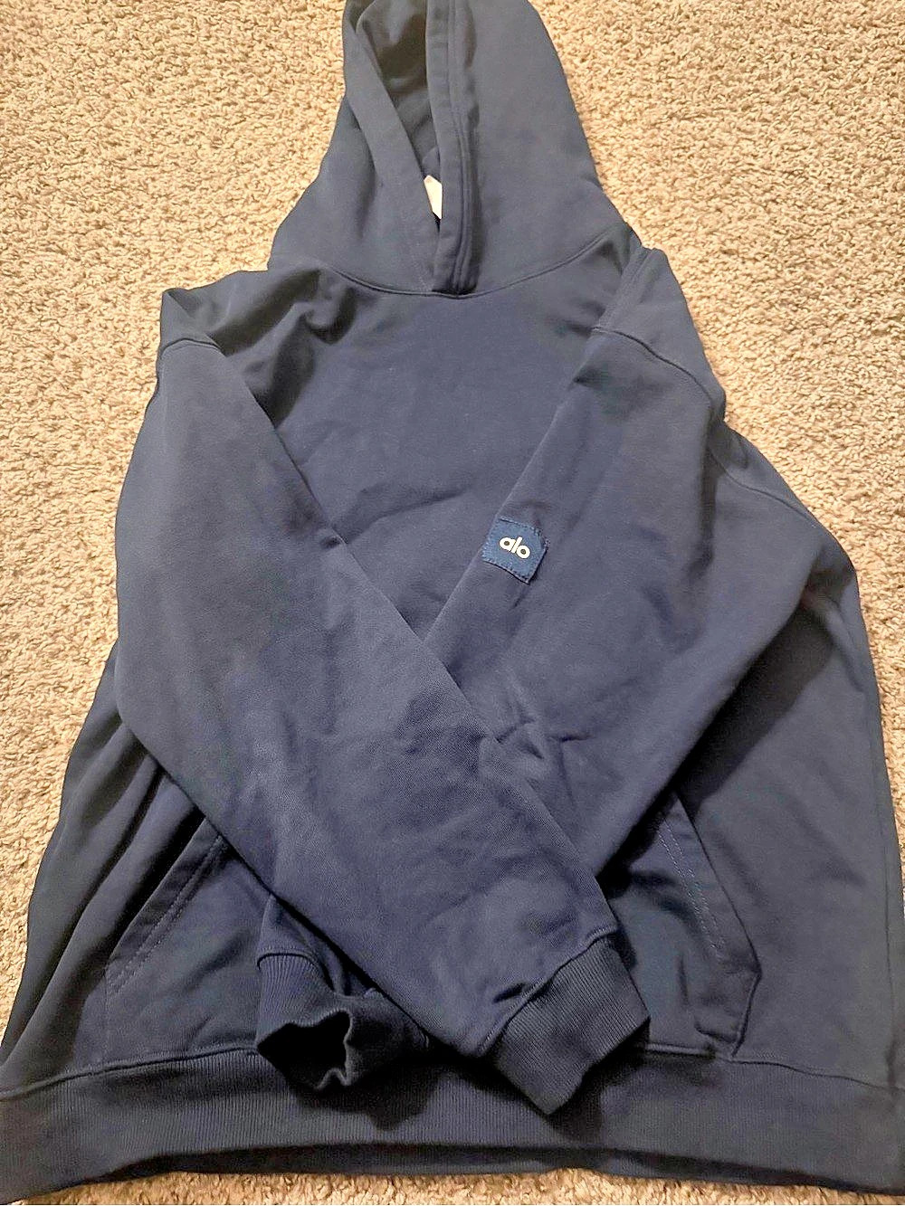 alo Black Hoodie Size Medium